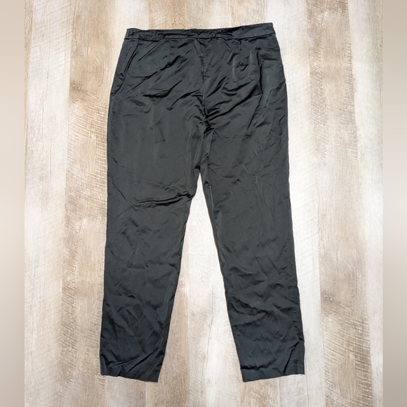 Eileen Fisher Dark Green Pants - Picture 3 of 7